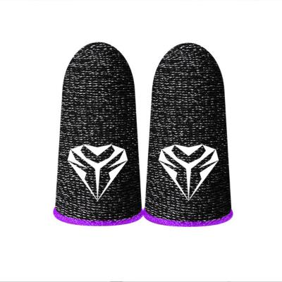 China Sweat Resistant Factory customized new silver fiber gaming finger sleeve for sale