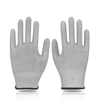 China Equipment accessories such as physiotherapy/pulse Silver fiber physiotherapy conductive gloves DDS bioelectric therapy beauty massage health care electrode gloves for sale