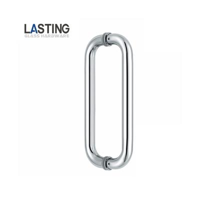 China Modern Durable Excellent Quality D Shape Home Use Stainless Steel Door Handle Shower Glass Pull Glass Door Handle for sale