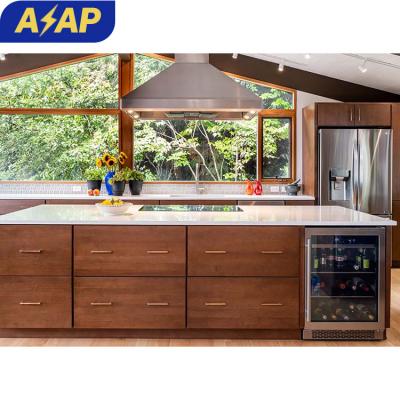 China Traditional ASAP High Quality European Mini Modern Green Curved Kitchen cabinet Designs for sale