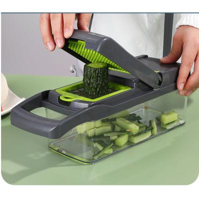 China Handheld Chopper Cutter Vegetable Slicer Shredder Stocked Green Food Flexible Vegetable Cutter for sale