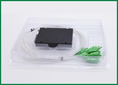 China SM Fiber Optic PLC Splitter Box with SC / APC connectors , 2x16 2x2 2x4 2x8 2x32 2x64 for sale