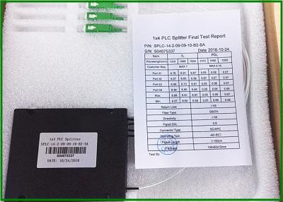 China A SU/APC 1x4 move a rede do acesso do divisor do PLC da fibra ótica e o FTTH CATV à venda