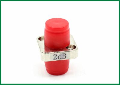 China 2dB 3dB Fixed Type Fiber Optic Attenuator , FC Adapter Type Optical Attenuator for sale