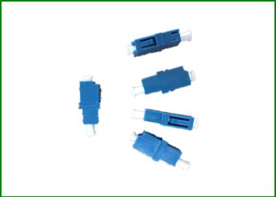 China SM Simplex Blue LC / UPC Fiber Optic Adaptor For Telecommunication for sale