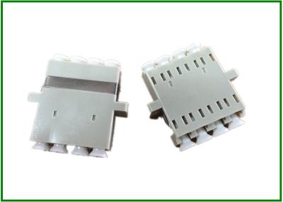 China MM Quad Optical Fiber Beige Adaptor For Optical Communication System for sale