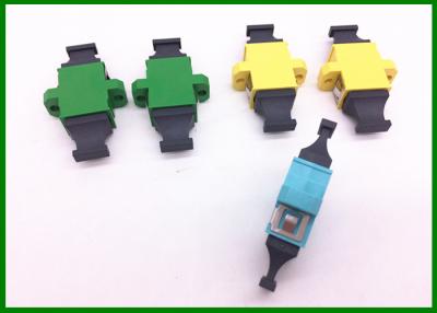 China Simplex MTP Fiber Optic Adaptor with low excess Loss Bule / Green / Yellow color for sale