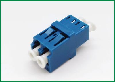 China LC/UPC Duplex Fiber Optic Adaptor Without Metal , Network Equipment Optical Adapter for sale