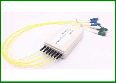 China OEM 6CH WDM Mux Demux in smaller plasti box with LC / UPC-LC / APC Connector for sale