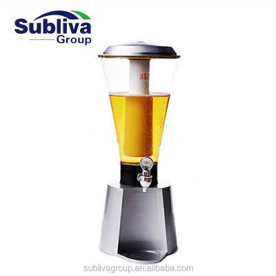 China Bars Clubs LED Tower Beer Dispenser 3.0L for sale