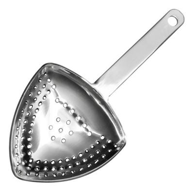 China Viable Hawthorn Stainless Steel Cocktail Strainer , Hawthorn Triangle Bar Julep Strainer for sale