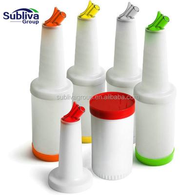 China Viable Plastic Bucket Bottle Juice Pot Juice Pot 1L Plastic Cold Water Pot for sale