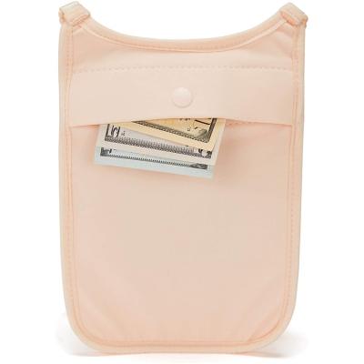 China Secret card holder neck pocket for credit cards and passport cash for sale