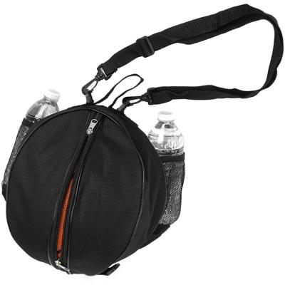 China Fashion Portable Sports Ball Bag For Basketball Soccer Ball Football Volleyball With Water Bottle Holder for sale