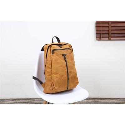 China Waterproof Waterproof Wax Canvas Backpack For Men And Women for sale