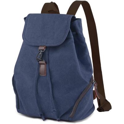 China Portable Canvas School Laptop Backpacks Traveler's Notebook Bag for sale