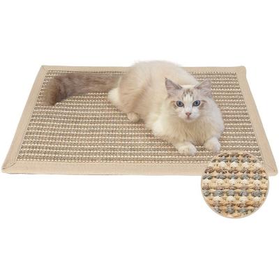 China Durable Cat Scratch Mat Cat Floor Work Area Cover Cat Scratch Carpet for sale