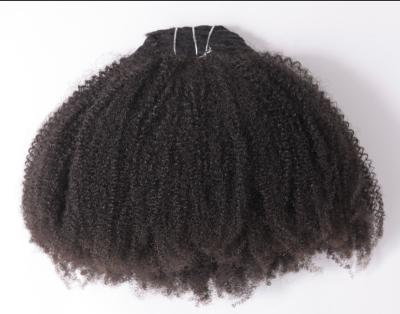 China New Products Afro Kinky Curly Remy Hair Grade 10a Curly Hair Clip-ins for sale