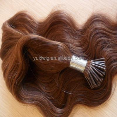 China Wholesale Silky Straight Body Wave Human Remy Human Remy Hair Extensions Tip i Making Wave Stick Prebonded Wave Stick Hair for sale