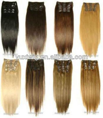 China Amazing 100% Remy Hair Quality Soft Beautiful Clip In Hair Extensions for sale