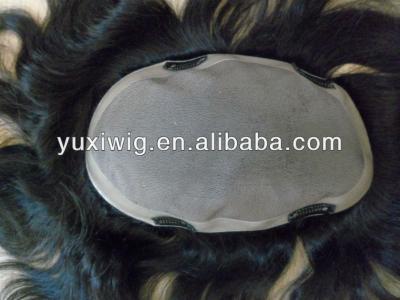 China Hair Men's Toupee With Better Clips On Straight Hair Extension Shandong, China for sale