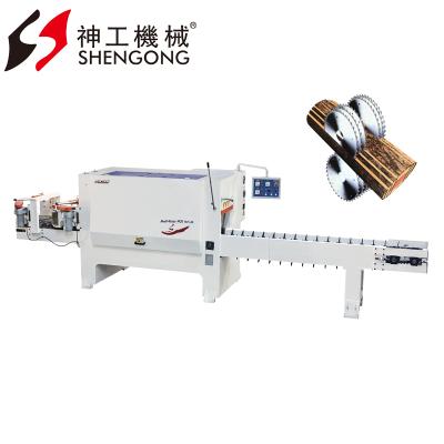 China China Shengong factory MJY142S-35 horizontal multi blade circular saw/log circular saws for sale