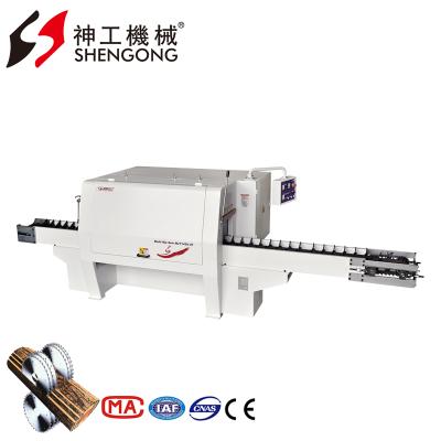 China Round Log VERTICAL Shengong Multi Cut Rip Saw for sale