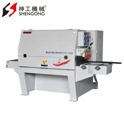 China 2021 New Hot Sale VERTICAL Shengong Factory Cutting Wood Multi Plank Rip Saw For Sawmill for sale