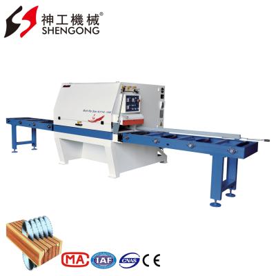 China Shengong MJF142-1240 VERTICAL Multi Rip Saw For Cutting Lumber for sale