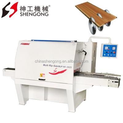 China Horizontal Single Axis Plank Multi Ripping Saw For Rubber Wood Saw Machine for sale