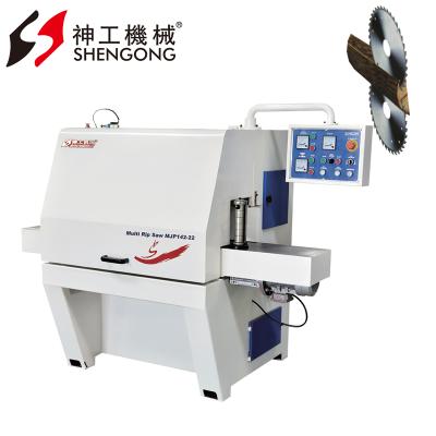 China Shengong VERTICAL Multi-blade saw for Alburnum, wood cutting machine for sale