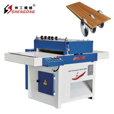 China Shengong Multirip VERTICAL Trimming Saw Machine , Woodworking Machine for sale