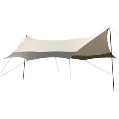 China Patio\Garden\210T Polyester Windproof Rainproof Outdoor UPF40 Sun Anti-UV Shade Open Roof Tent Outdoor Sun Shade Tent With Wind Rope Te koop