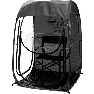 China Waterpoof / Single Layer Huge 210D Oxford Tent Weather Watching Pod Automatic Transparent Cloth Automatic Stake Under Weather Chair Pod for sale