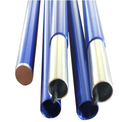 China Industrial Application Aluminum Profile Customized Fram Light Weight 19mm Diameter Folding Tent Poles Curved Aluminum Tent Poles Aluminum Pole With An Elastic Band for sale