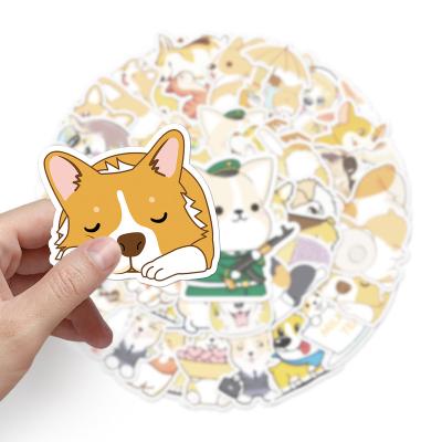 China Low Price Cartoon Sticker Wholesale Spot Stickers Cute Animal Anime Pet Stickers Waterproof PVC Logo Stickers for sale