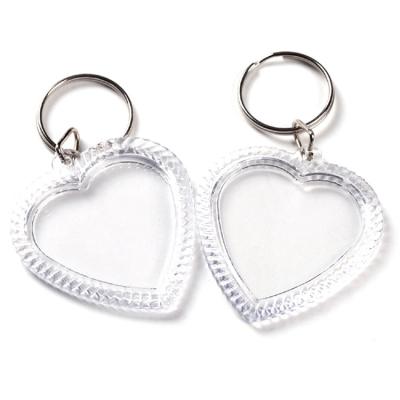 China Fashional Souvenir Gifts Spot Goods Wholesale Blank Acrylic Key Chain Custom Form Clear Acrylic Key Chain White Acrylic For Key Chain Accept Custom Made for sale