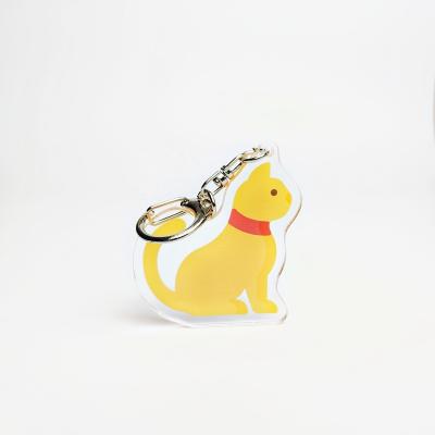 China Promotion Gift China Supplier High Quality Clear Acrylic Key Chain Custom Acrylic Charms Charms Custom Key Chain Double Sided for sale