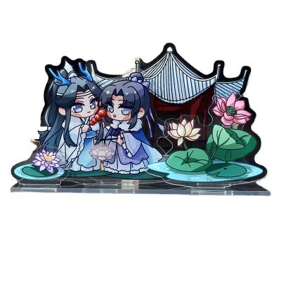 China Morden NO MOQ Nameplate Anime Character Custom Acrylic Printed Acrylic Plastic Standee For Display for sale