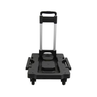 China Durable Hot Selling Amazon Trolley Foldable Hand Trolley Shopping Trolley Transport 100kg Capacity Foldable Cart for sale