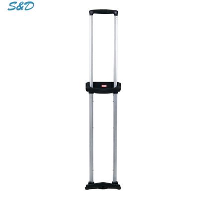 China Suitcase 2 Steps Spread Foldable Handle Telescopic Trolley Push Trolley Plastic Bag Luggage Case Parts Place Tube for sale