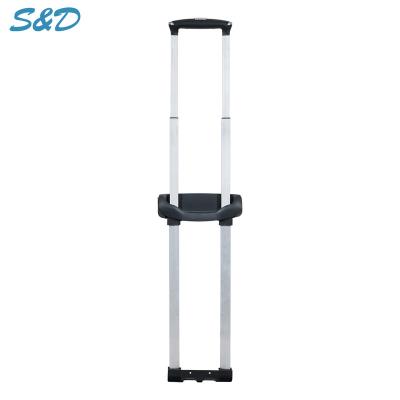 China Simple Suitcase Plastic Luggage Trolley Accessories Telescoping Handle Mechanism Extend Manufacturer Spare Parts For Airport Suitcase for sale