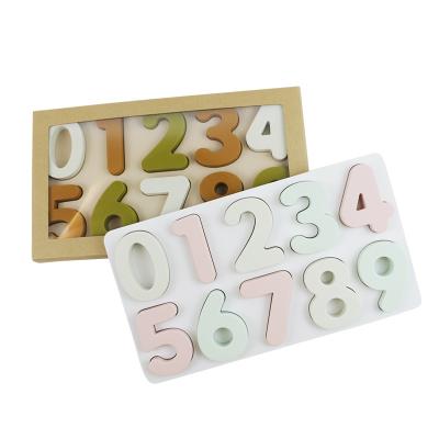 Cina Puzzle di formazione educativo del silicone, puzzle del bambino di forma di numero dell'Arabia in vendita