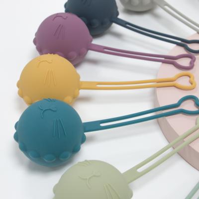 China Caixa BPA da chupeta do silicone do produto comestível livre para o presente recém-nascido do suporte do malote do armazenamento da chupeta dos bebês à venda