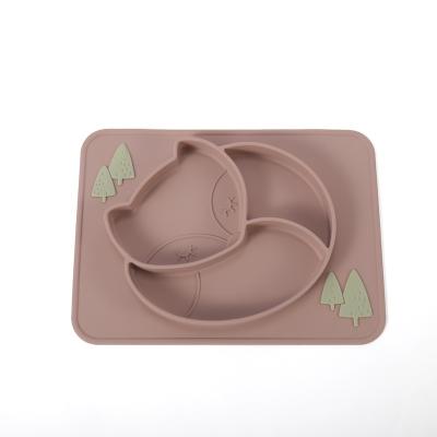 China Warmtebestendige babyvoeding Silicone platen Microwave veilig Niet giftig Te koop