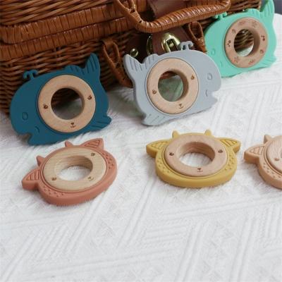 China Calmar las encías dolorosas Silicona Baby Teether Dientes jugando suave oveja ballena en venta