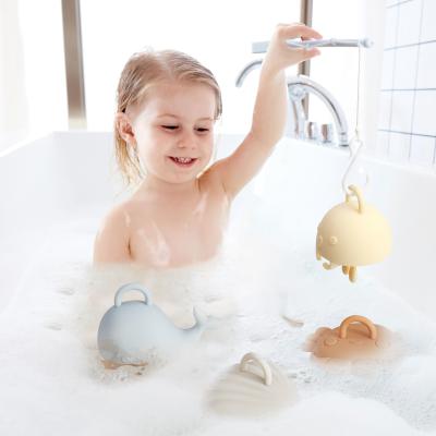 Chine Nouveau dessin animé pour animaux de mer pour enfants jouets de bain en silicone pour tout-petits 100% de qualité alimentaire à vendre