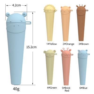 China PAISEN Animal Silicone Popsicle Maker BPA Free Reusable Ice Pop Molds Dishwasher Safe Homemade Ice Cream Mold with Sticks for sale