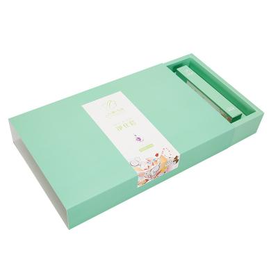 China Custom Recycled Materials Rigid Paper Cardboard Packaging Drawer Cosmetic Box for sale