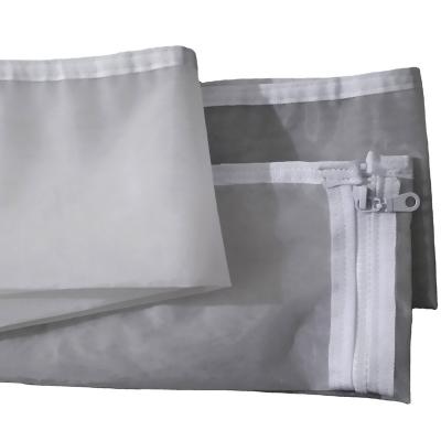 China Hotels 200 Micron Removable Zipper Nylon Wire Mesh Filter Bag for sale